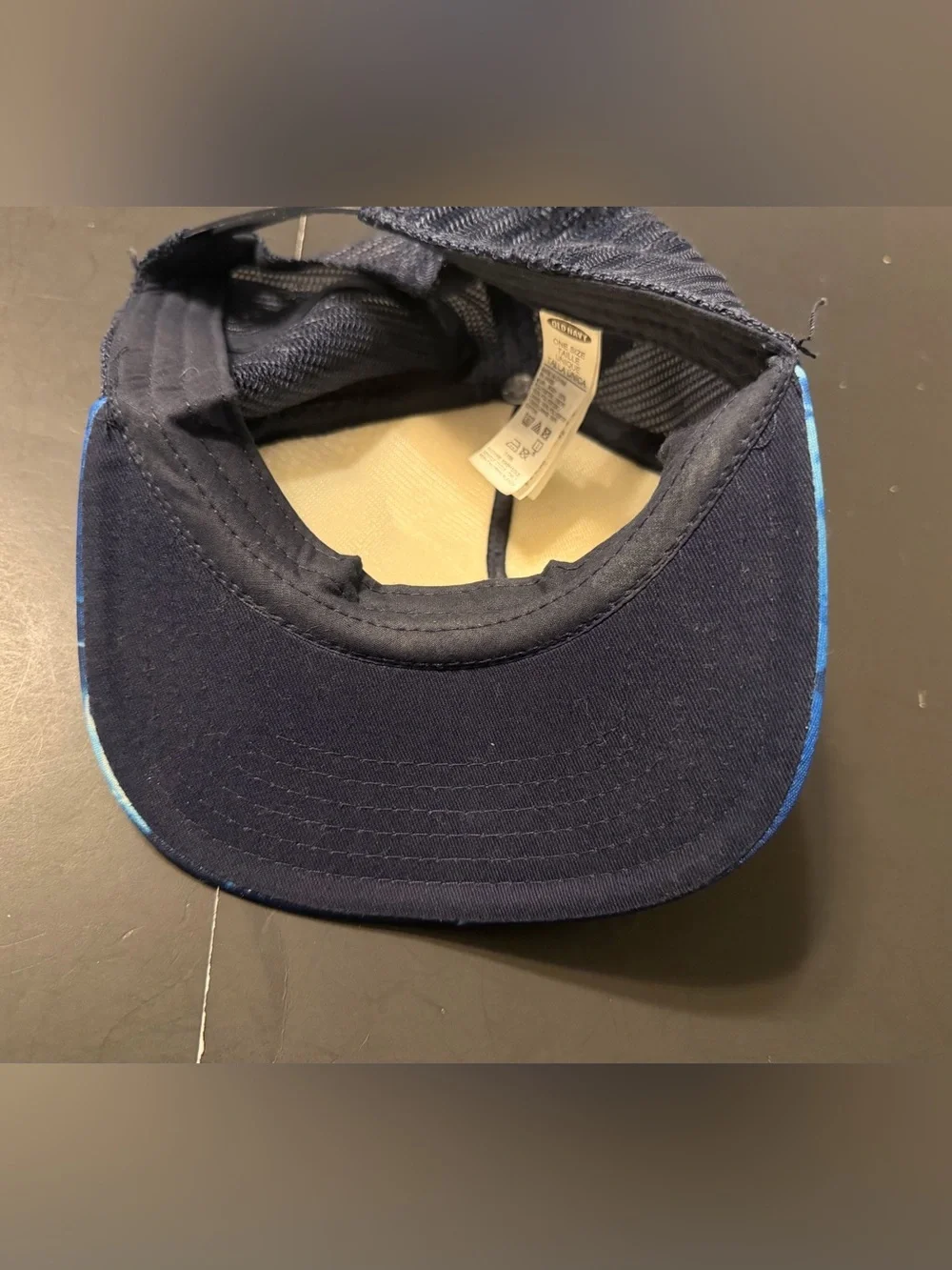 Old Navy Boys One Size Shark 🦈 Themed Cap With Mesh Back SnapBack